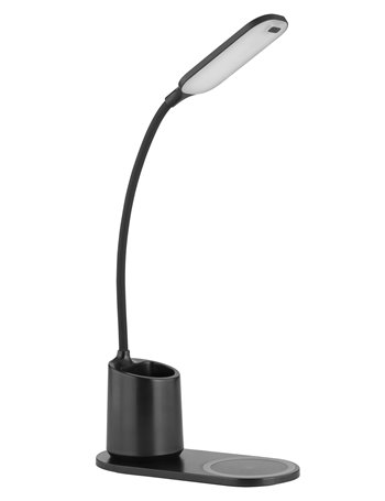 Melli lampada da tavolo plastica nero  led