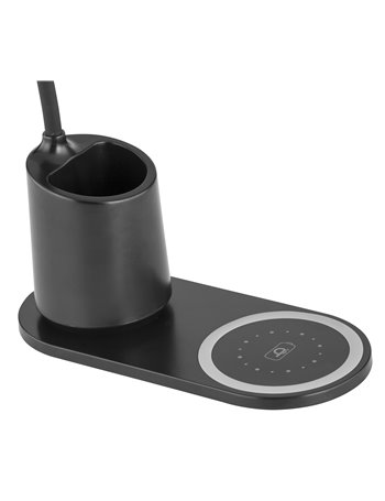 Melli lampada da tavolo plastica nero  led