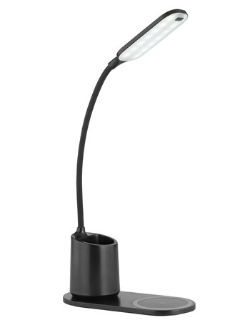 Melli lampada da tavolo plastica nero  led