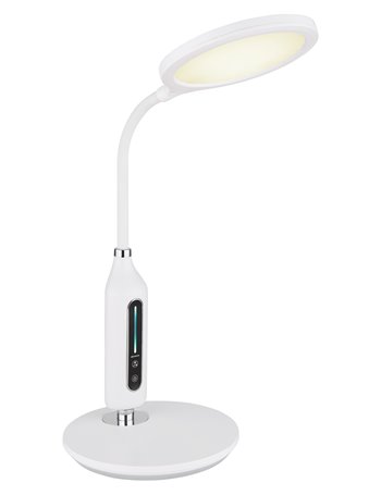 Fruggy lampada da tavolo plastica bianco satinato  led