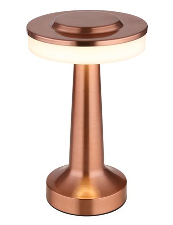 Chloey lampada da tavolo metallo color rame  led