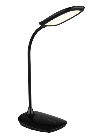 Botal lampada da tavolo plastica nero lucido  led