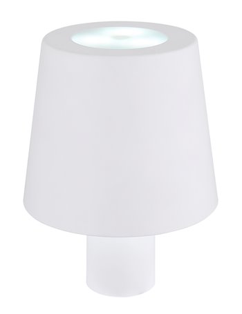 Yara lampada da tavolo plastica bianco satinato  led