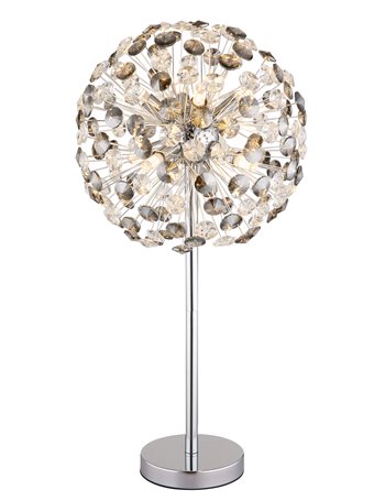 Katrina lampada da tavolo metallo cromato  8x g9 led