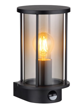 Gracey lampada da esterno acciaio inossidabile nero satinato  1x e27