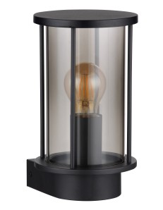 Gracey lampada da esterno acciaio inossidabile nero satinato  1x e27 2