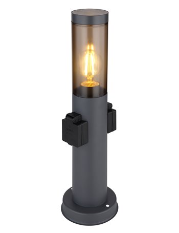 Boston lampada da esterno acciaio inossidabile antracite  1x e27