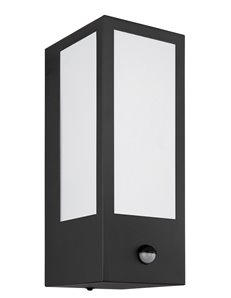 Gundula lampada da esterno metallo nero satinato  1x e27 2