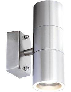 Style lampada da esterno acciaio inossidabile  2x gu10 led