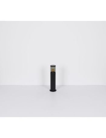 Xeloo lampada da esterno acciaio inossidabile nero satinato  2x e27