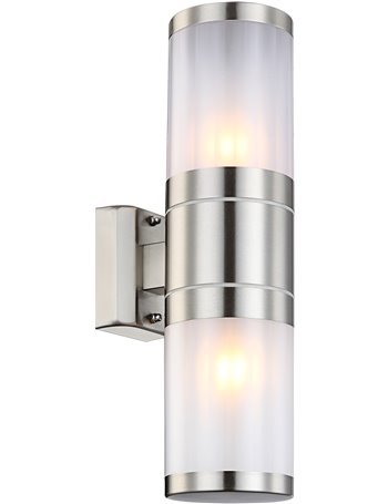 Xeloo lampada da esterno acciaio inossidabile  2x e27