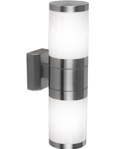 Xeloo lampada da esterno acciaio inossidabile  2x e27 2