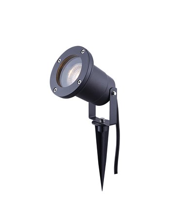 Style lampada da esterno alluminio pressofuso grigio satinato  1x gu10
