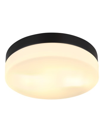 Vranos lampada da esterno alluminio nero satinato  2x e27 illu