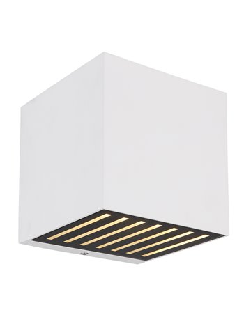 Illi lampada da esterno alluminio bianco satinato  led