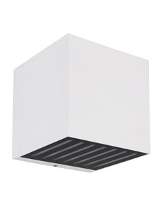 Illi lampada da esterno alluminio bianco satinato  led 2