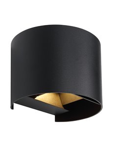 Veronika lampada da esterno alluminio pressofuso nero satinato  led