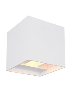 Veronika lampada da esterno alluminio pressofuso bianco  2x led