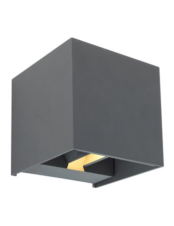 Veronika lampada da esterno alluminio pressofuso antracite  2x led