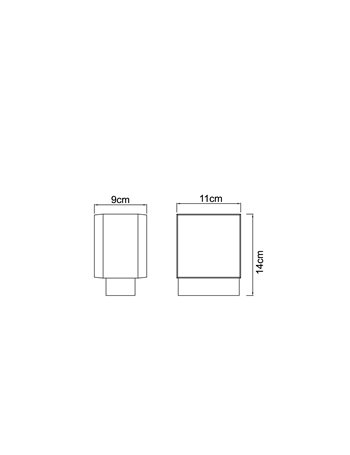 Slice lampada da esterno alluminio antracite  led