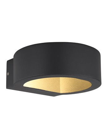 Slice i lampada da esterno alluminio nero satinato  led
