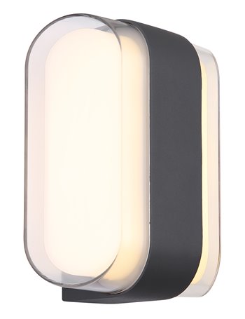 Plixon lampada da esterno metallo antracite satinato  led