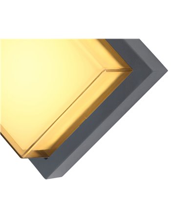 Jalla lampada da esterno alluminio pressofuso antracite  led