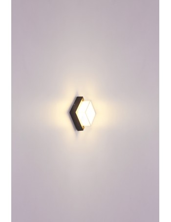 Jalla lampada da esterno alluminio pressofuso antracite  led