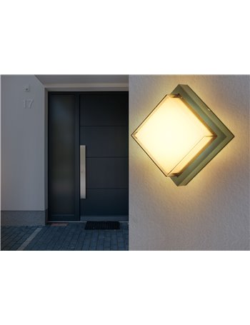Jalla lampada da esterno alluminio pressofuso antracite  led