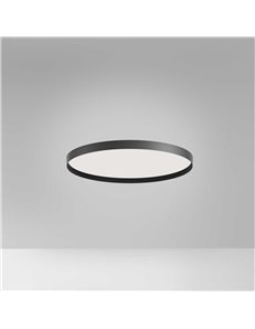 Acelia plafoniera media led dimmerabile nero