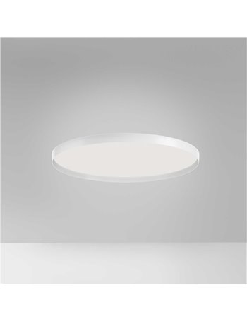 Acelia plafoniera grande led dimmerabile bianco