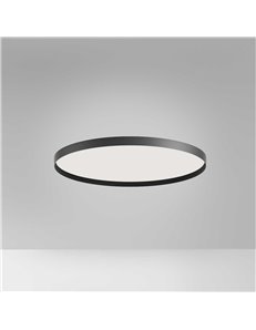 Acelia plafoniera grande led dimmerabile nero