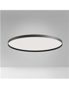 Acelia plafoniera big led dimmerabile nero