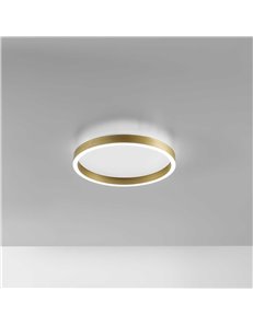 Aela plafoniera piccola led dimmerabile oro