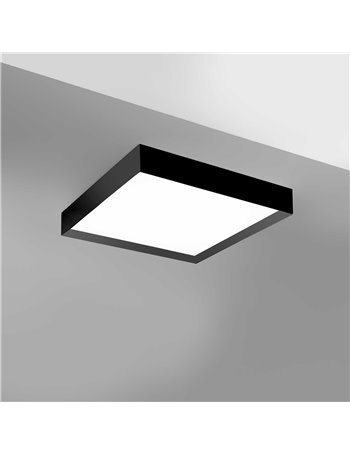 Aoi plafoniera media led nero 60W 3000K-4000K