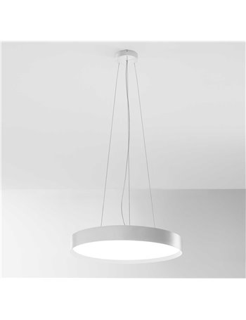Ava lampada sospensione led bianco 60W+10W 3000K-4000K