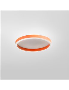 Aela plafoniera led piccola arancio bruciato 30W+6W 1800-1900lm