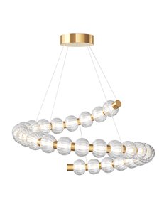 Lampada a sospensione Amulet oro LED 2