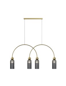 Lampada a sospensione Antic oro E14