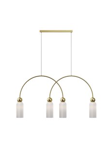 Lampada a sospensione Antic oro E14