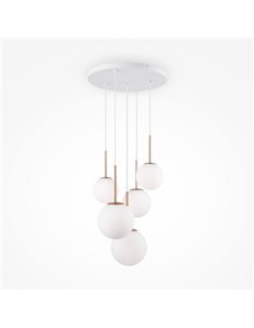 Lampada a sospensione Basic form oro E14