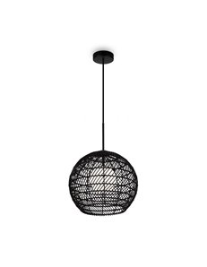 Lampada a sospensione Cane nero G9