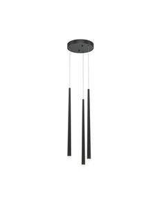 Lampada a sospensione Cascade nero LED