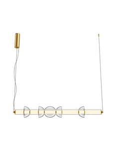 Lampada a sospensione Cosmo ottone LED 2