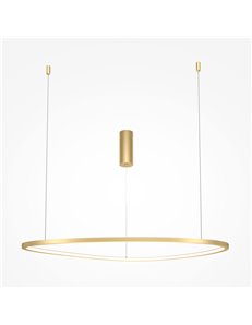 Lampada a sospensione Glint ottone LED