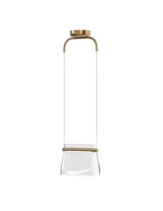 Lampada a sospensione Cabaret ottone LED 2
