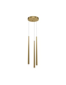 Lampada a sospensione Cascade ottone LED 2