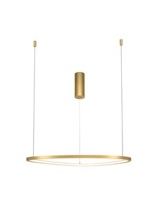 Lampada a sospensione Glint ottone LED 2