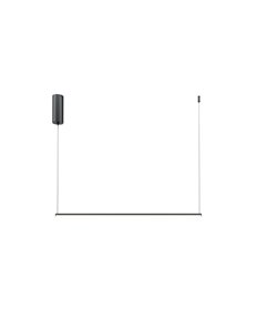 Lampada a sospensione Halo nero LED 2