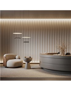 Lampada a sospensione Ambience nero LED